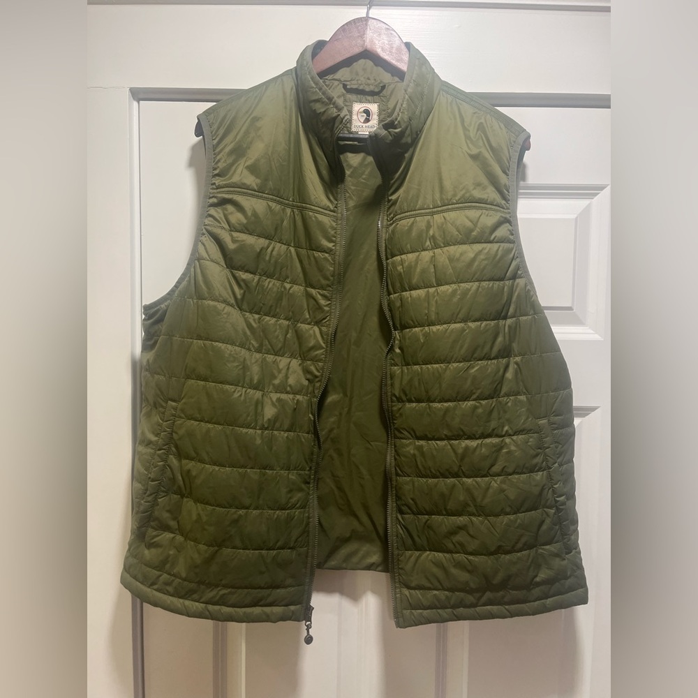 Duck Head Olive Quilted Vest